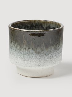 Geglazuurde plantenpot Solis, H 11 cm