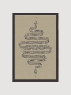 Wasbaar laagpolig vloerkleed Venom van Jonathan Adler