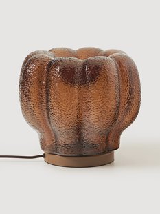 Kleine tafellamp Umali van glas