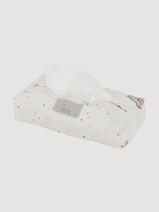 Vochtige doekjeshouder Carousel van biokatoen