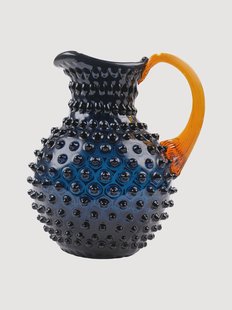 Mondgeblazen karaf Hobnail, 2 L