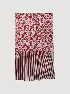 Handgemaakte katoenen tafelkleed Damson, in verschillende formaten