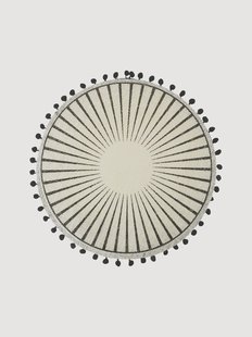 Placemats Poms, 6-delig