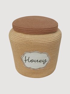 Handgemaakte kinderopbergmand Honey Pot