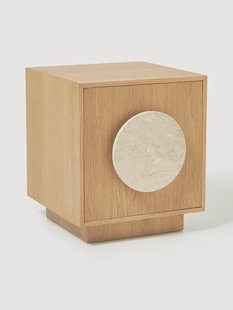 Nachtkastje Holden met travertijn handvat