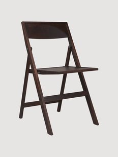 Inklapbare eetstoel Flat van berkenhout