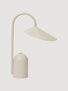 Kleine mobiele LED-tafellamp Arum, dimbaar