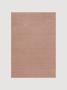 Handgeweven laagpolig wollen vloerkleed Sicilian Stripe