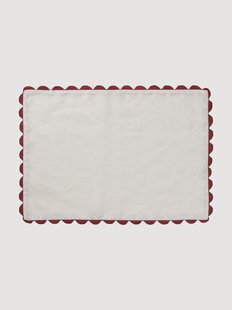 Handgemaakt placemat Willow van linnen