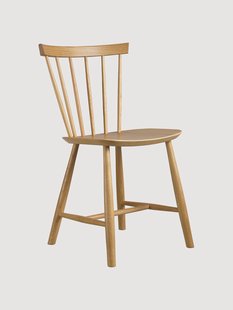 Handgemaakte eetstoel J46 van beukenhout