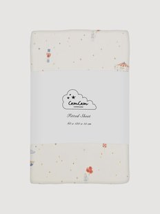 Hoeslaken Carousel van biokatoen