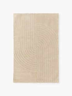 Handgetuft wollen hoog-laag vloerkleed Mason