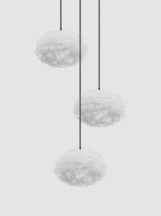 Handgemaakte cluster hanglamp Eos Nano