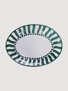 Handgemaakte serveerplateau Rayure Sole