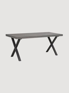 Eettafel Brooklyn met eikenhouten blad