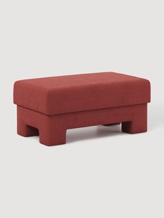 Boucl&eacute; voetenbank Atlas