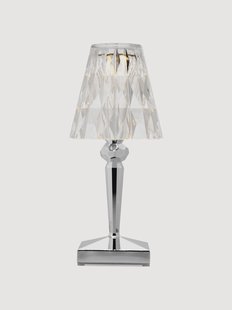 Mobiele LED-tafellamp Battery, H 30 cm