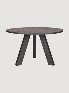 Ronde eikenhouten eettafel Rhonda