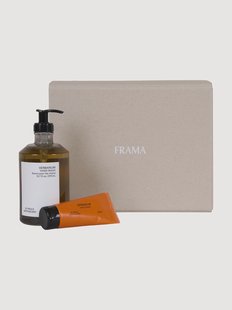 Handverzorgingsgeschenkset Herbarium (sinaasappel, jeneverbes, roos &amp; ho-hout), 2-delig