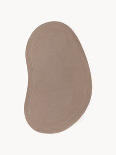 Handgetuft wollen vloerkleed Kadey in organische vorm