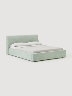 Gestoffeerd bed Cloud met opbergruimte