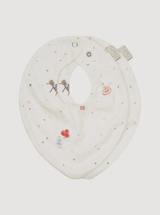 Babylapjes Carousel van biokatoen, 2-delig