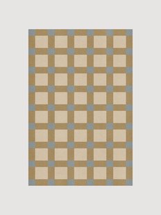 Handgeweven juten vloerkleed Dusk