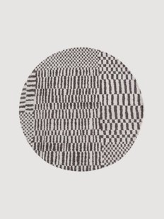 Rond in- &amp; outdoor vloerkleed Berber, wasbaar