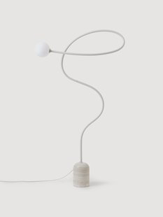 Vloerlamp Alina met marmeren voet