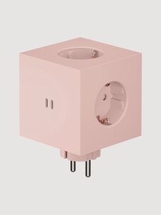 Stekkerdoos Square 2 Old Pink