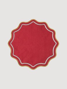 Ronde placemats Smerlo, 2-delig