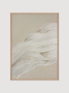 Ingelijst schilderij Art Shape II op canvas