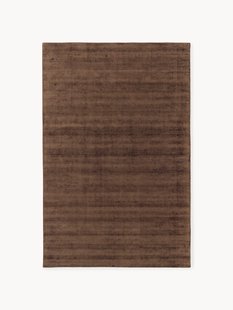 Handgeweven viscose vloerkleed Jane