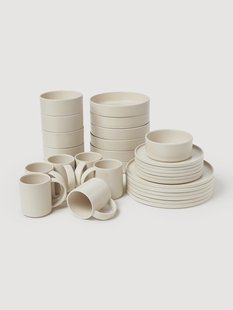 Handgemaakte ontbijtset Lowri, 6 personen, 30-delig