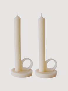 Handgemaakte kaarsen Kand, 2-delig