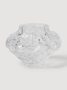 Mondgeblazen glazen vaas Canyon, H 8 cm