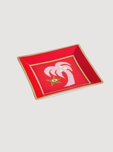 Decoratief porseleinen dienblad Playa