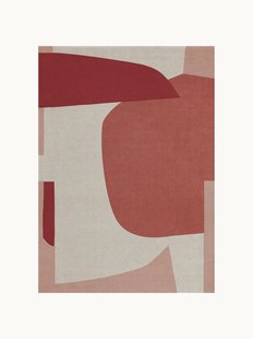 Handgeweven wollen vloerkleed Cloudberry