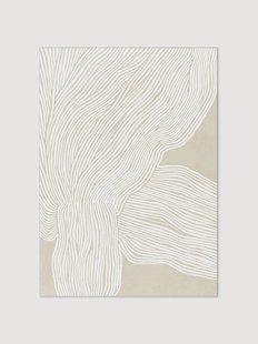 Ingelijste digitale print: The Poster Club x Rebecca Hein - The Line no. 09