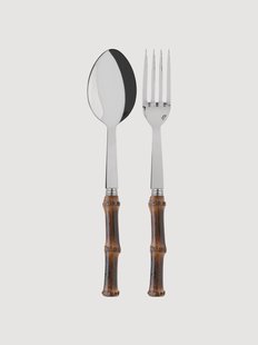 Saladebestek Panda van bamboehout