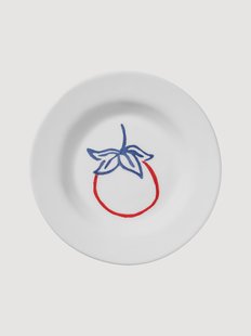 Handbeschilderd dessertbord Picnic