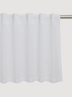 Lichte katoenen vitrage roede zak gordijnplank Otila