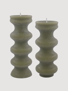 Handgemaakte kaarsen Mura, 2-delig