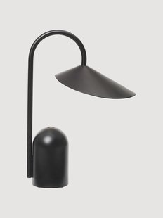 Kleine mobiele LED-tafellamp Arum, dimbaar