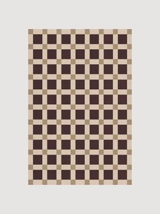 Handgeweven juten vloerkleed Sesame