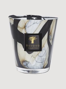 Geurkaars Stones (leer, roos, pruim)