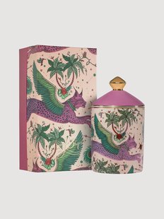 Met de hand gegoten geurkaars Lynx (tuberose, gemberlelie)