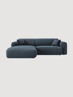 Chenille hoekbank Nolio (3-zits)