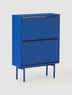 Houten schoenenkast Elona met opvouwbare planken