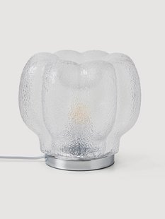 Kleine tafellamp Umali van glas
